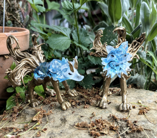 Mini-chimère n°13 dorée-loup à corne – Image 2